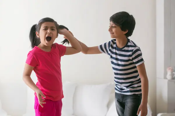 What game do brothers play to annoy their sisters?