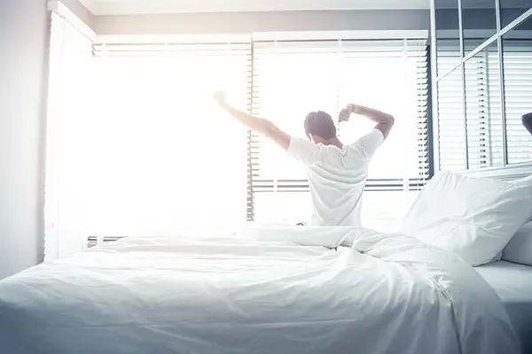 What might you call waking up in the morning?