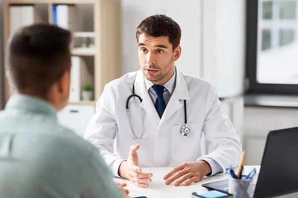 Why did the patient think his doctor was lying about his diagnosis?