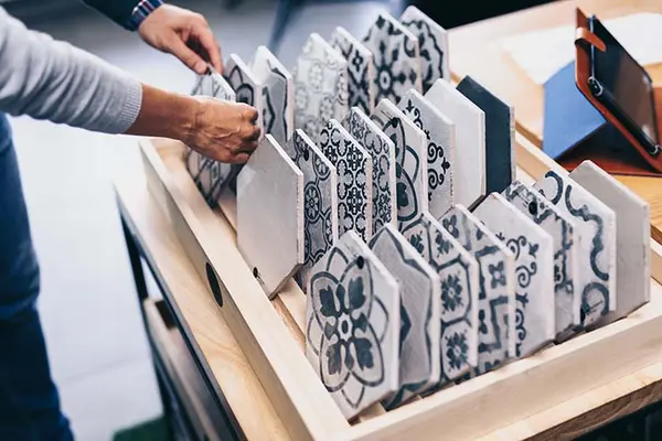 What kind of tiles can't you stick on walls?