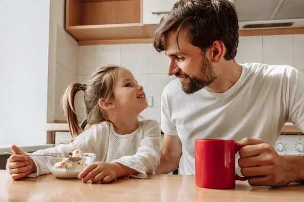 What do dads love to eat after dinner?