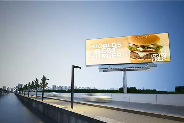 How do billboards talk?