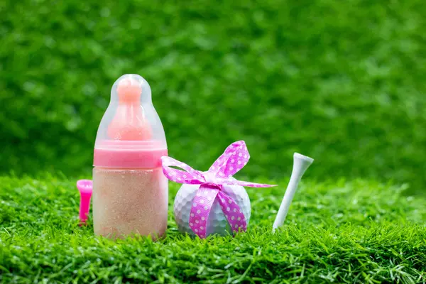 What did the golfer yell when his wife gave birth to their second child?