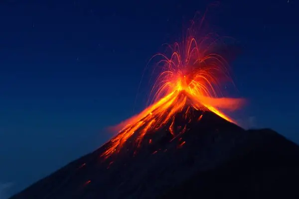 Why did everyone want to be near the volcano?